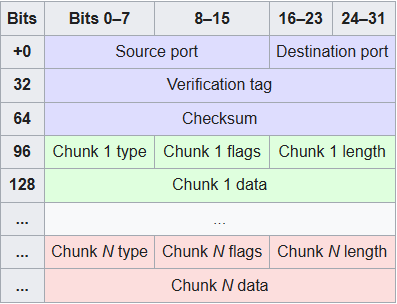 SCTP Packet Structure